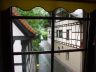 Blick aus dem Schlafzimmer am Morgen danach